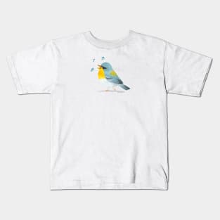 Northern Parula Bird Kids T-Shirt